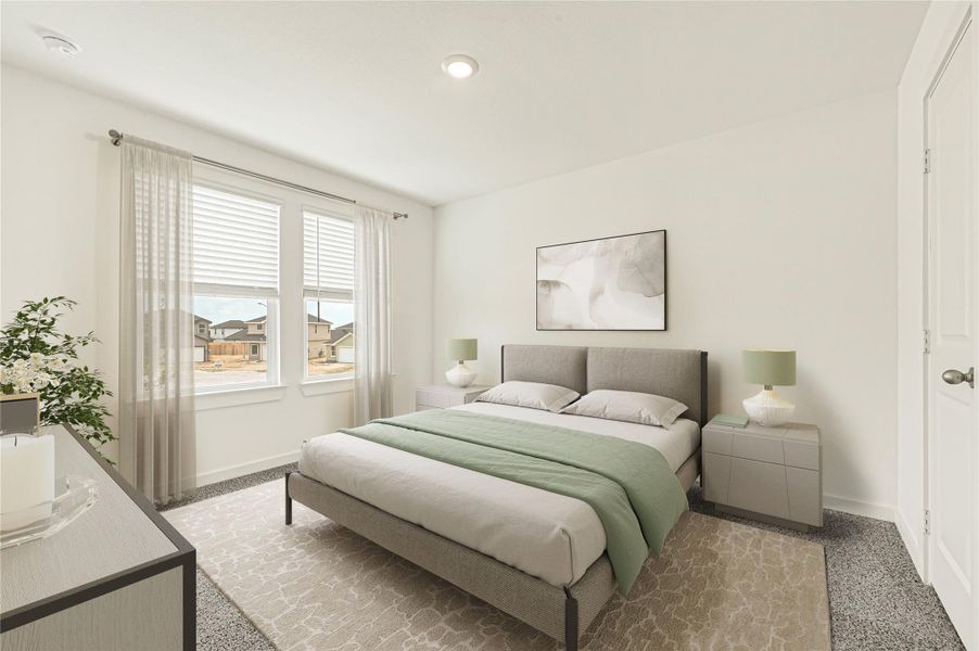 Furnished interior view inside a new home in Holly Ridge, Rosenberg (Image 7).