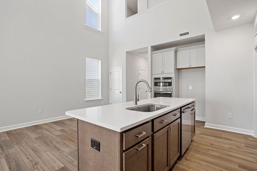 Furnished interior view inside a new home in Ovation at Sweetbrier, Durham (Image 10).