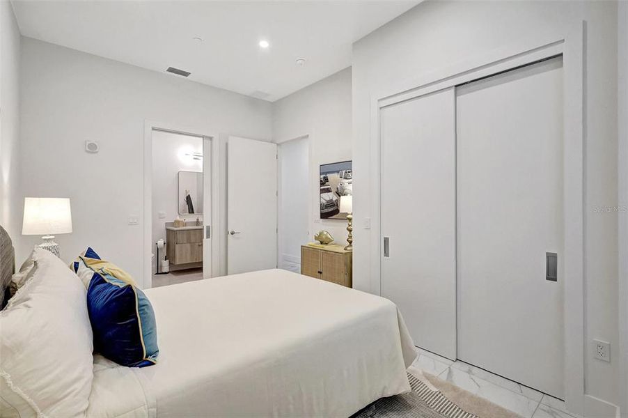 Furnished interior view inside a new home in , Sarasota (Image 16).