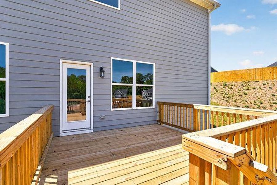 Exterior details and patio area of a home in Austin Ridge, Commerce (Image 19). Exterior details and patio area of a home in Austin Ridge, Commerce (Image 19).