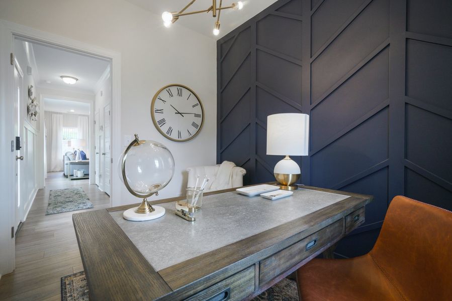 Representative furnished interior of a home built from the The Kensington E by Cothran Homes in Holly Ridge, Greenville (Image 38). Representative furnished interior of a home built from the The Kensington E by Cothran Homes in Holly Ridge, Greenville (Image 38).