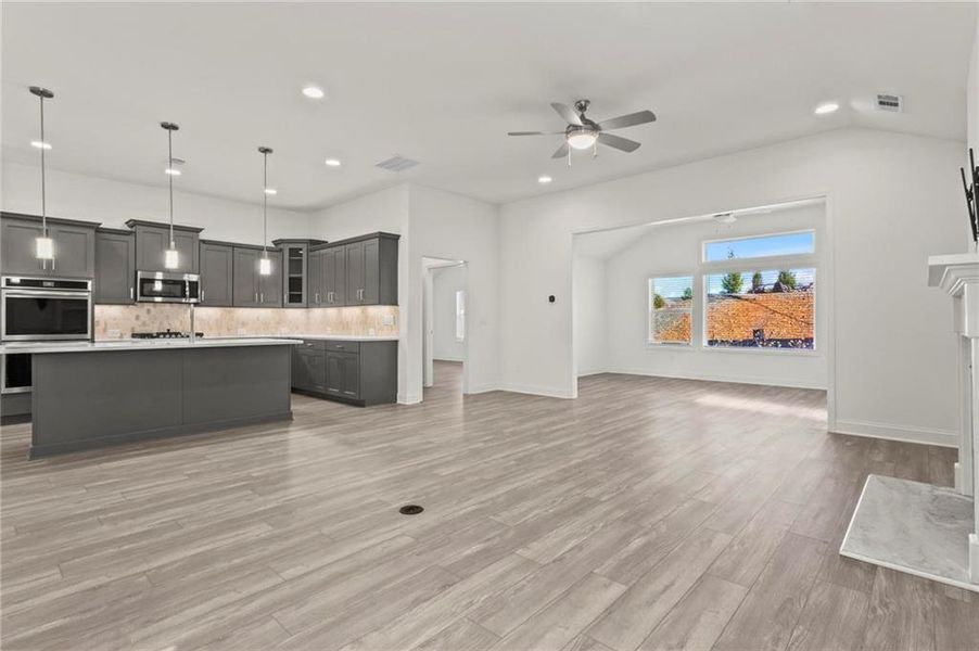 Spacious, unfurnished interior of a new home in , Hiram (Image 23).