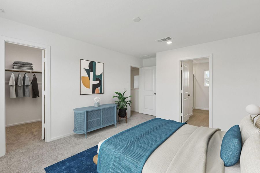 Furnished interior view inside a new home in Decker Farms, Magnolia (Image 8).