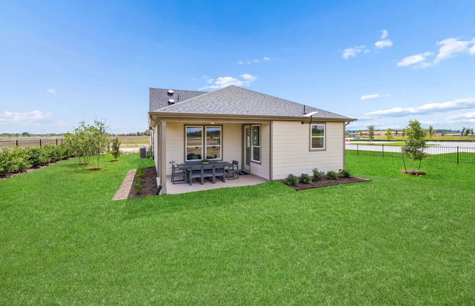 Representative exterior details of a home built from the Compass by Del Webb in Del Webb Sugar Land at Ryehill, Rosenberg (Image 3).