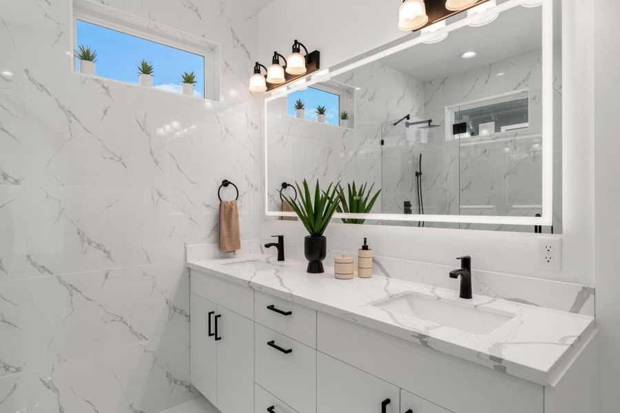 Furnished interior view inside a new home in , Houston (Image 15).