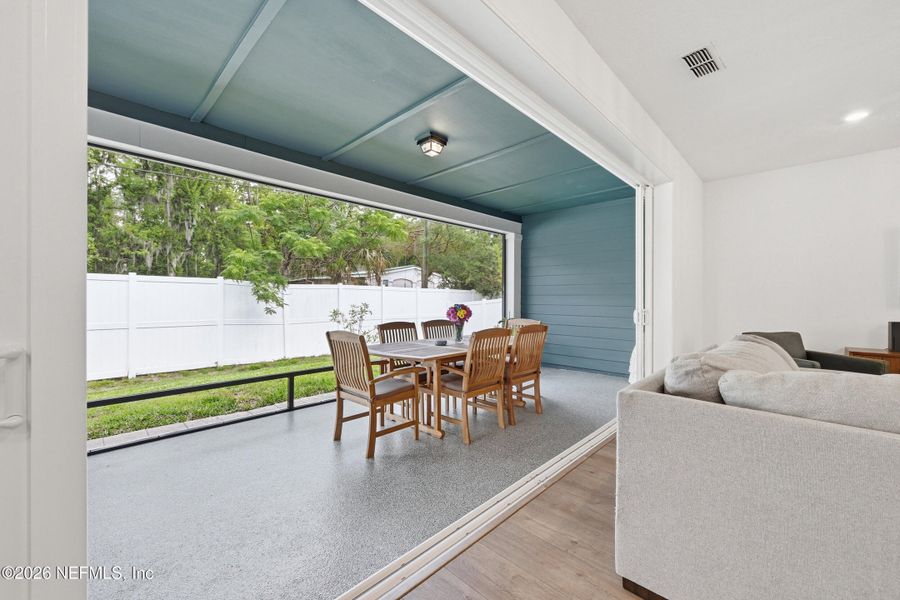 Exterior details and patio area of a home in , Jacksonville (Image 31).