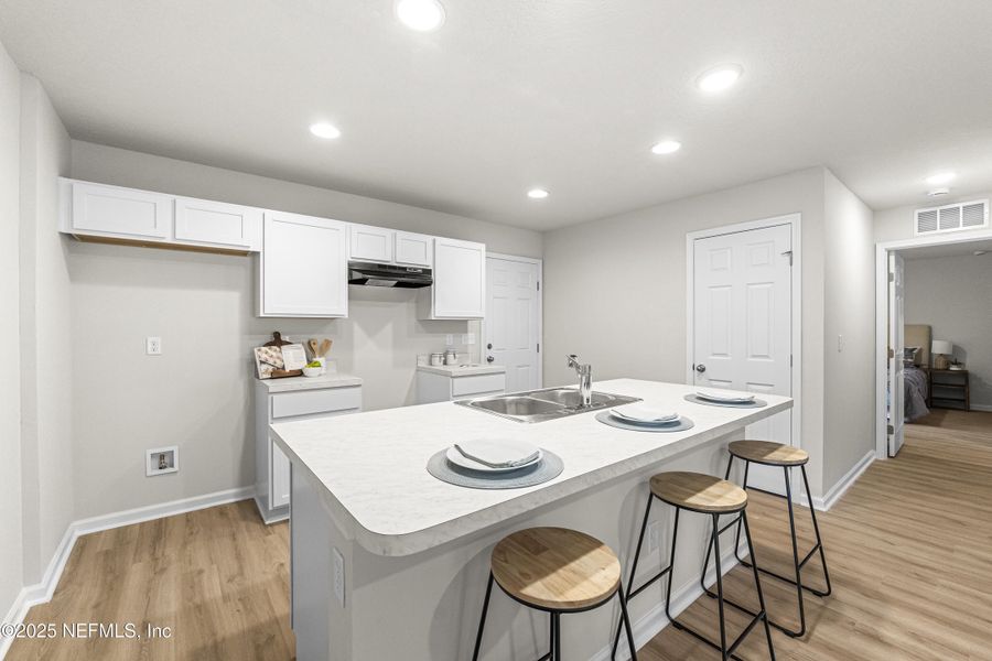 Furnished interior view inside a new home in , Jacksonville (Image 16).