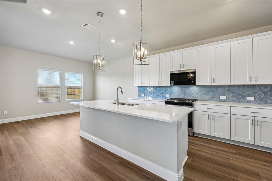 Furnished interior view inside a new home in Lakehaven - Premier Series, Farmersville (Image 16).