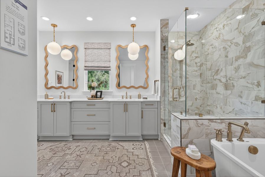Representative furnished interior of a home built from the Laguna Sur by Classica Homes in Enclave at McKee, Charlotte (Image 59).
