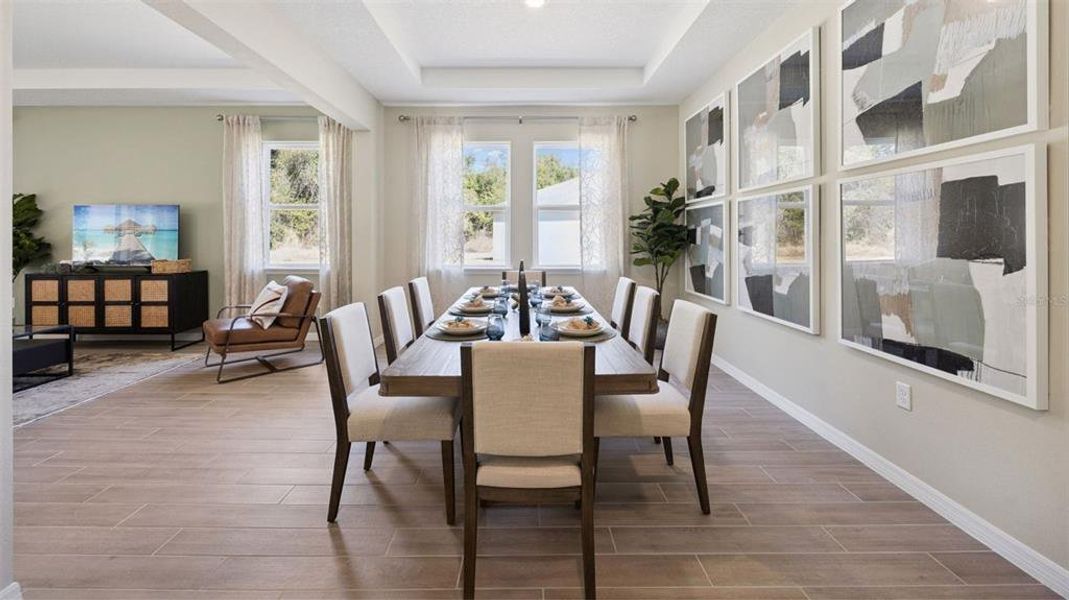 Furnished interior view inside a new home in Archers Mill, Ormond Beach (Image 16).