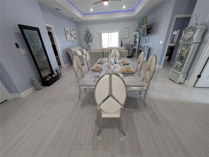 Furnished interior view inside a new home in , Poinciana (Image 46).