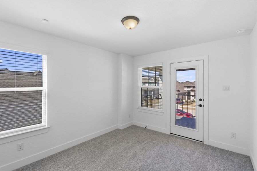 Spacious, unfurnished interior of a new home in Bridgeland, Cypress (Image 32). Spacious, unfurnished interior of a new home in Bridgeland, Cypress (Image 32).