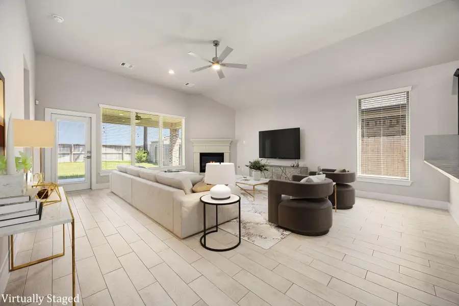 Furnished interior view inside a new home in Morton Creek Ranch, Katy (Image 4). Furnished interior view inside a new home in Morton Creek Ranch, Katy (Image 4).