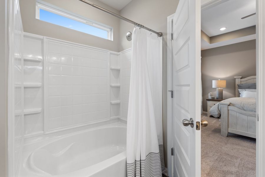 Furnished interior view inside a new home in The Andros, Dalton (Image 18).