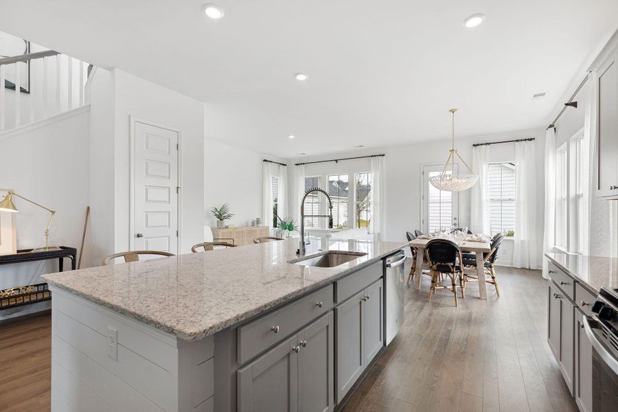 Furnished interior view inside a new home in Sweetgrass at Summers Corner, Summerville (Image 15).