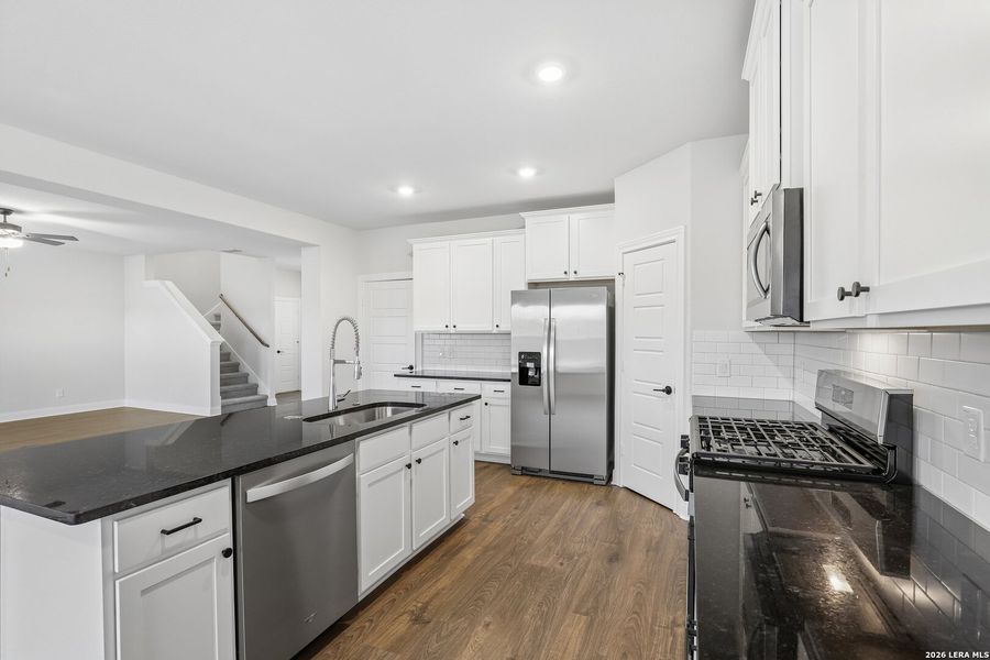 Furnished interior view inside a new home in Hightop Ridge, Converse (Image 14).