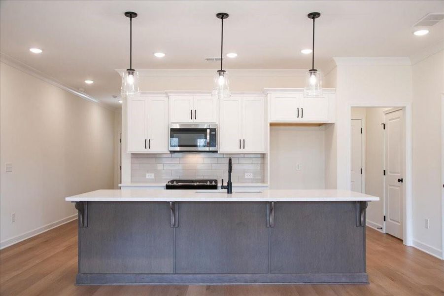 Furnished interior view inside a new home in Cherokee Township, Acworth (Image 7). Furnished interior view inside a new home in Cherokee Township, Acworth (Image 7).
