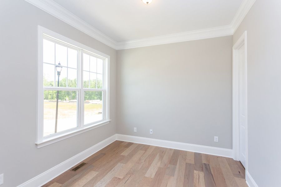 Representative unfurnished interior of a home built from the Statesville by Caruso Homes in Sauls Landing, Zebulon (Image 91). Representative unfurnished interior of a home built from the Statesville by Caruso Homes in Sauls Landing, Zebulon (Image 91).