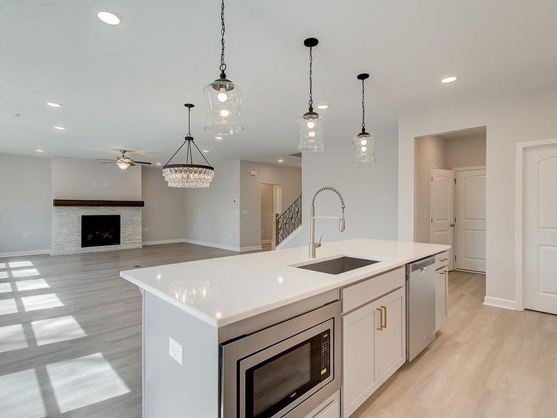 Furnished interior view inside a new home in Oak Valley Estates, Marietta (Image 4).