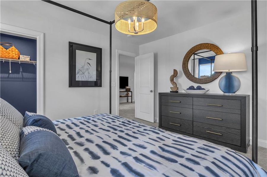 Furnished interior view inside a new home in Riverside Ridge, Lawrenceville (Image 17).