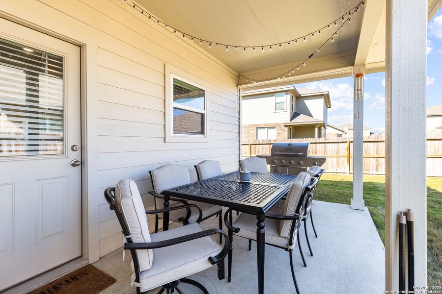 Exterior details and patio area of a home in , Cibolo (Image 4). Exterior details and patio area of a home in , Cibolo (Image 4).