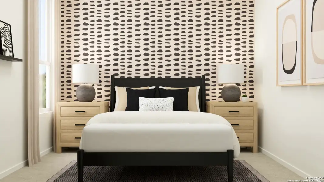 Furnished interior view inside a new home in Guadalupe Heights, Seguin (Image 29).