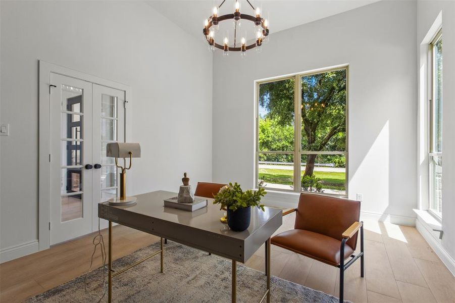 Furnished interior view inside a new home in , Rowlett (Image 31).