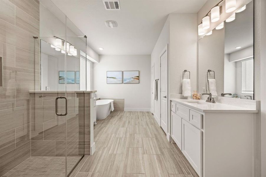 Furnished interior view inside a new home in , Haslet (Image 17).