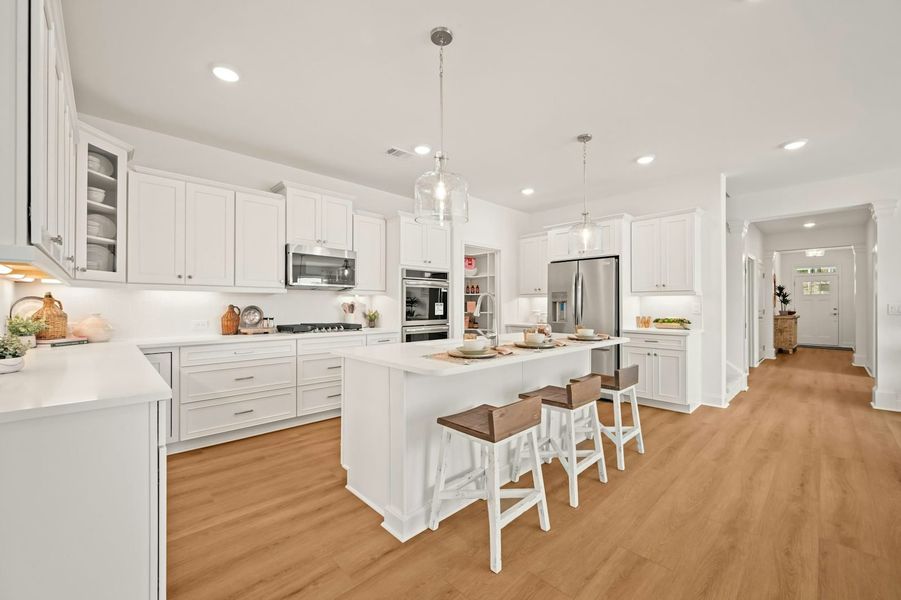 Representative furnished interior of a home built from the The Cedarwood by Windsong Properties in Echols Farm, Hiram (Image 20).