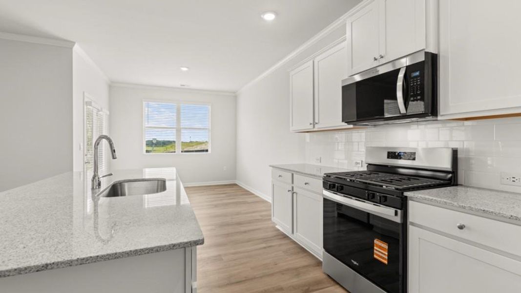 Furnished interior view inside a new home in Liberty Crossing, Braselton (Image 5).