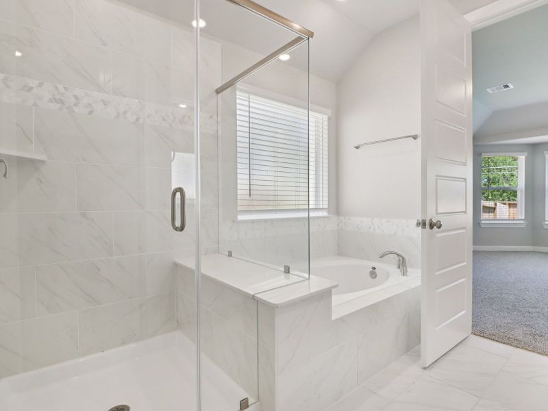 Furnished interior view inside a new home in Sanford Farms - Classic Series, Waller (Image 9). Furnished interior view inside a new home in Sanford Farms - Classic Series, Waller (Image 9).