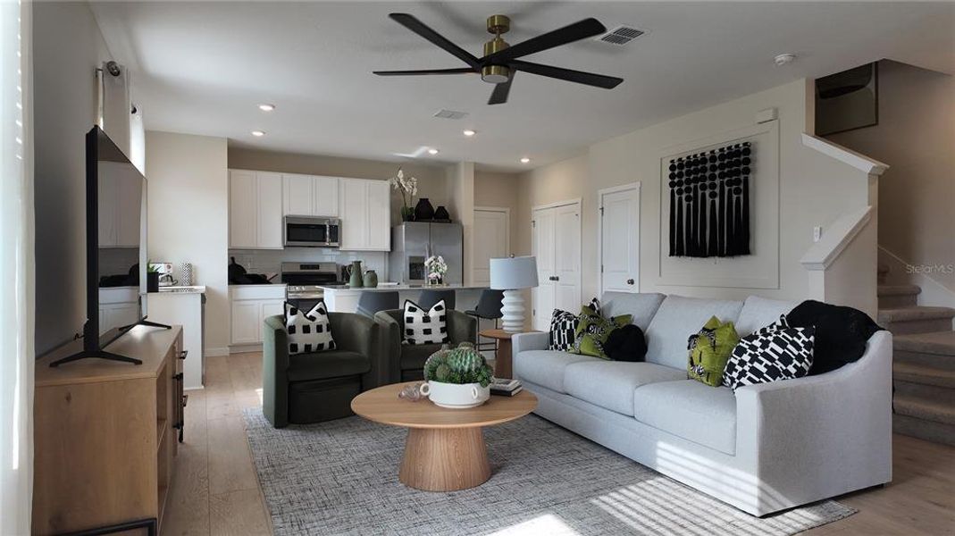 Furnished interior view inside a new home in , St. Cloud (Image 15).