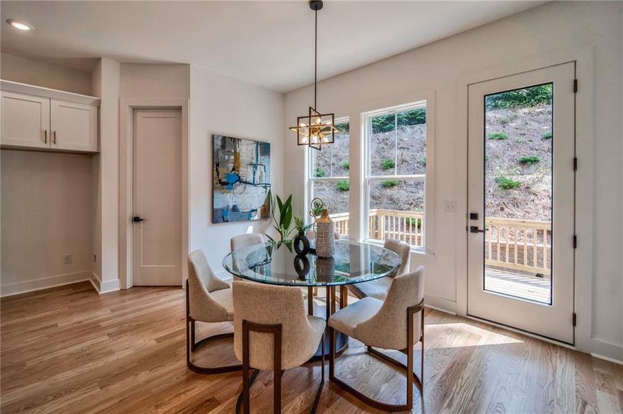 Furnished interior view inside a new home in , Canton (Image 11).