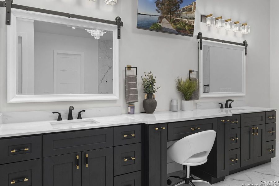 Furnished interior view inside a new home in , Spring Branch (Image 13).