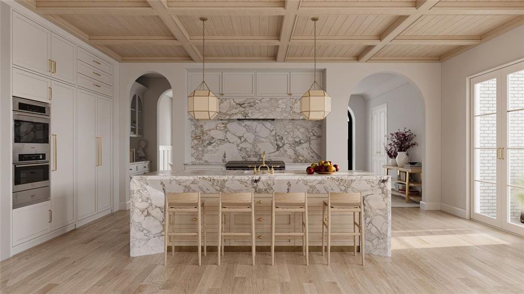 Furnished interior view inside a new home in , Dallas (Image 3).