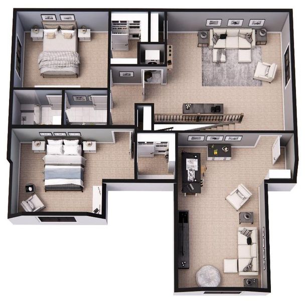 The Belmont Second Floor Plan The Belmont Second Floor Plan