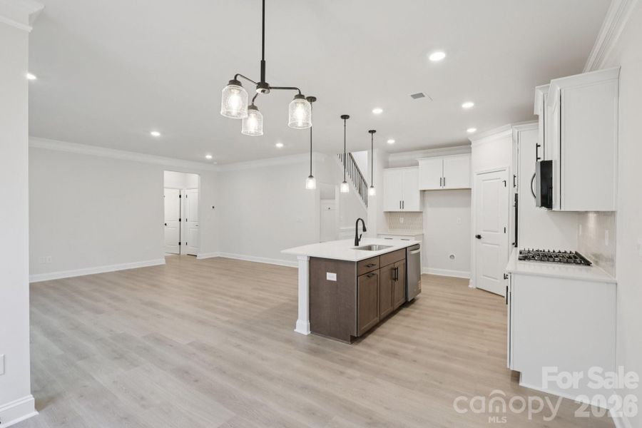 Furnished interior view inside a new home in Falls Cove, Troutman (Image 11). Furnished interior view inside a new home in Falls Cove, Troutman (Image 11).