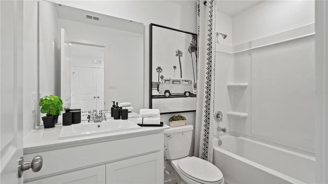Furnished interior view inside a new home in , Davenport (Image 15).
