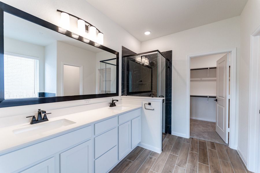 Furnished interior view inside a new home in Arcadia Ridge, San Antonio (Image 6).