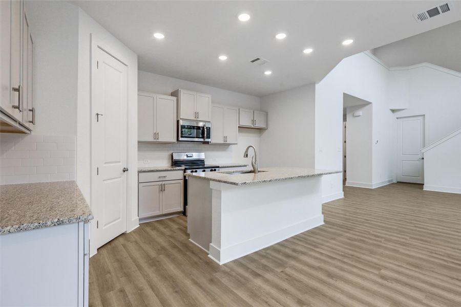 Great counter space.