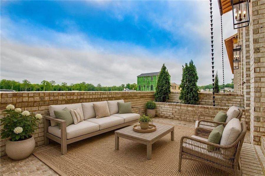 Exterior details and patio area of a home in , Fayetteville (Image 3).