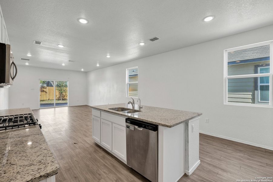 Furnished interior view inside a new home in Blue Ridge Ranch, San Antonio (Image 3).