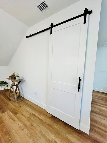 Laundry Barn Door