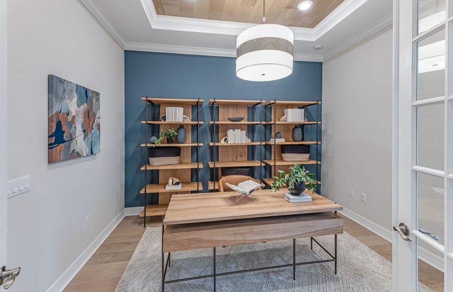Furnished interior view inside a new home in Avondale at Avenir, Palm Beach Gardens (Image 4).