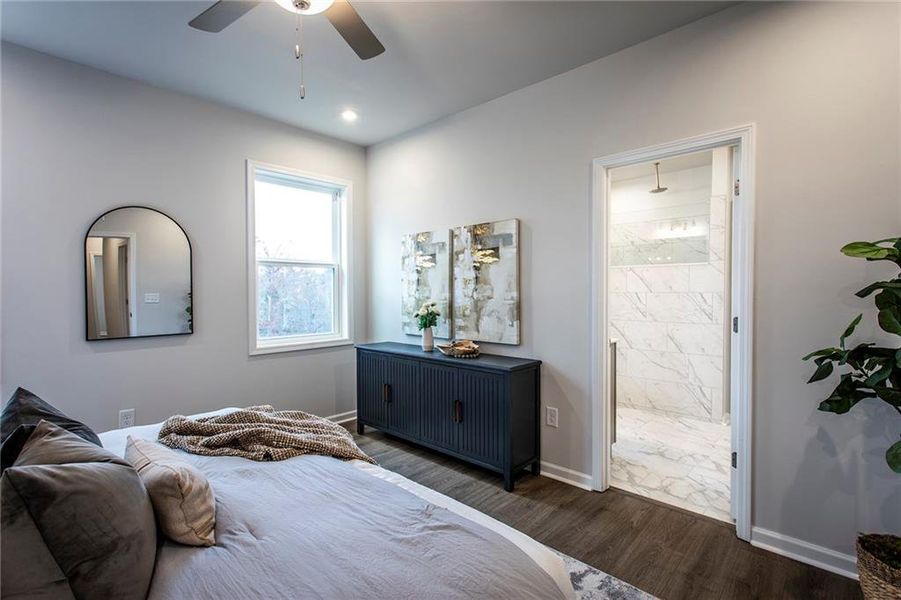 Furnished interior view inside a new home in Towne Village at Suwanee Dam, Sugar Hill (Image 8).