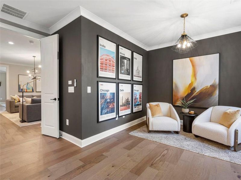 Furnished interior view inside a new home in , Suwanee (Image 24).
