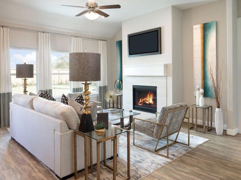 Photo is not of the actual home, but is an inspirational photo of builder’s model home and may depict options, furnishings, and/or decorator features that are not included