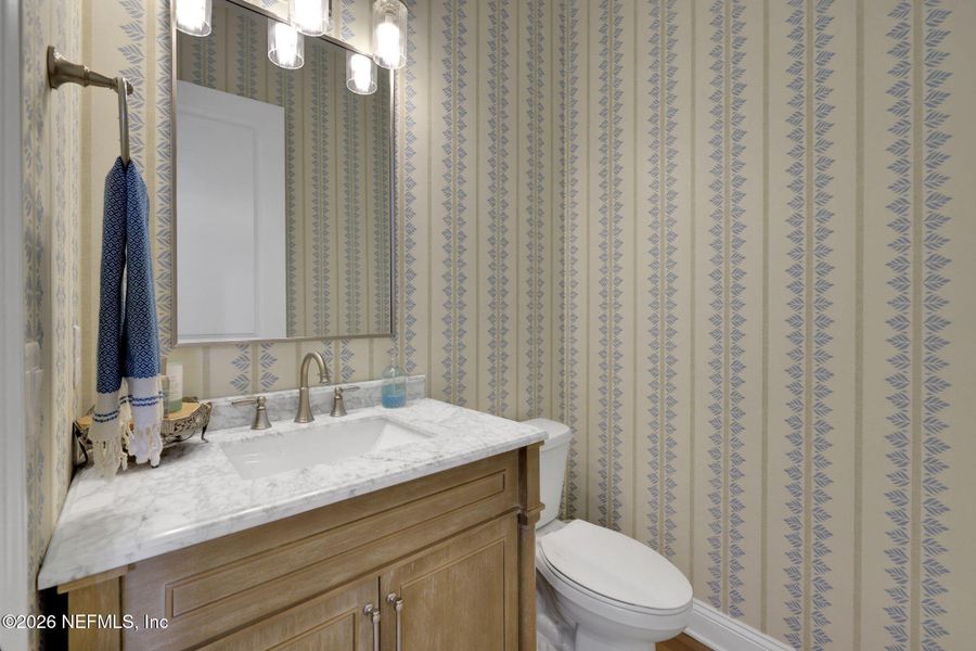 Furnished interior view inside a new home in Settler's Landing at Nocatee, Ponte Vedra (Image 17).