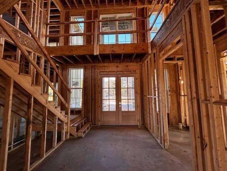 In-progress construction of a new home in , Cumming, GA (Image 18).