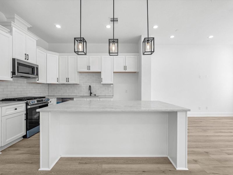 Furnished interior view inside a new home in , Houston (Image 16).